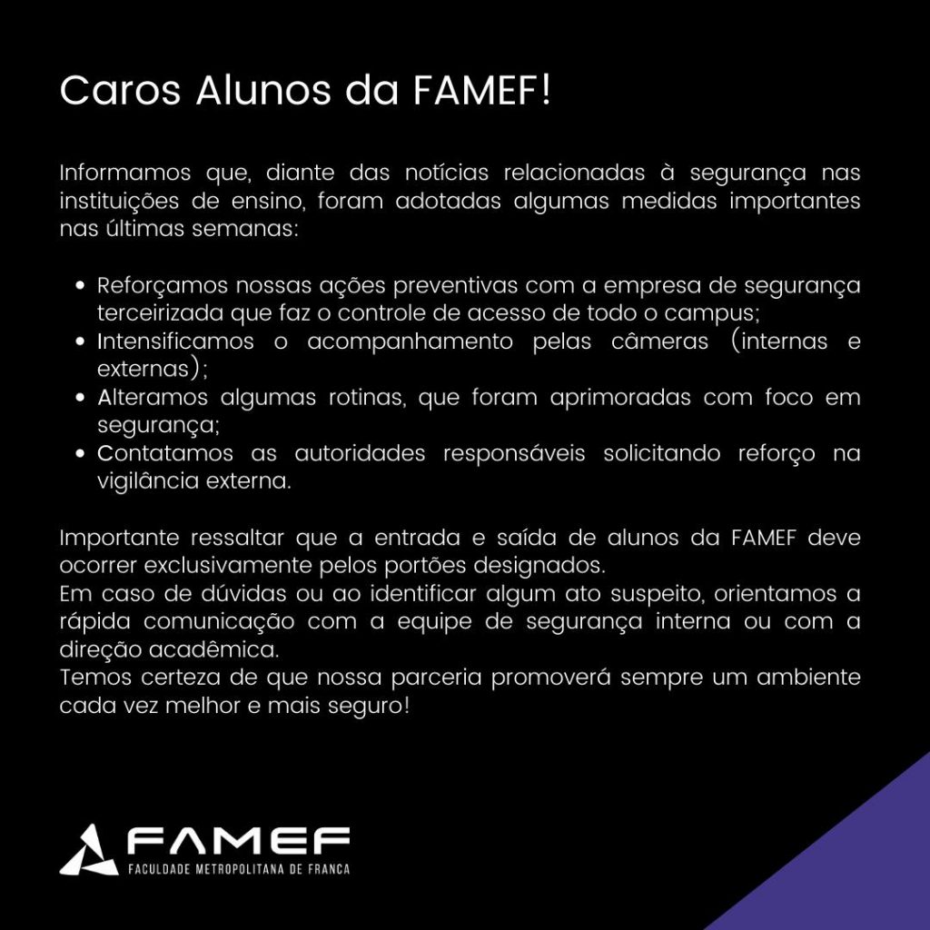 Comunicado importante!